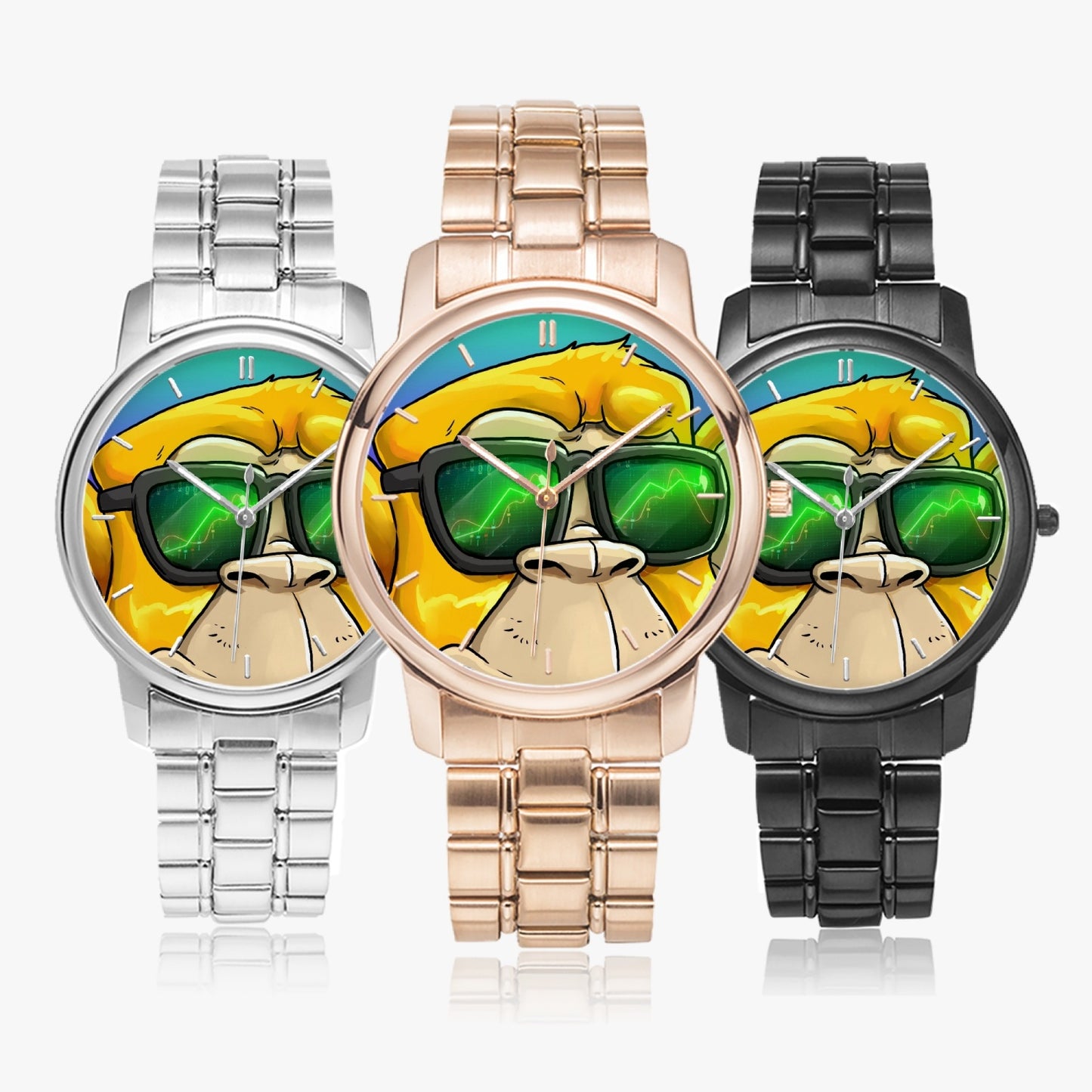 BASC OG PASS Stainless Steel Quartz Watch