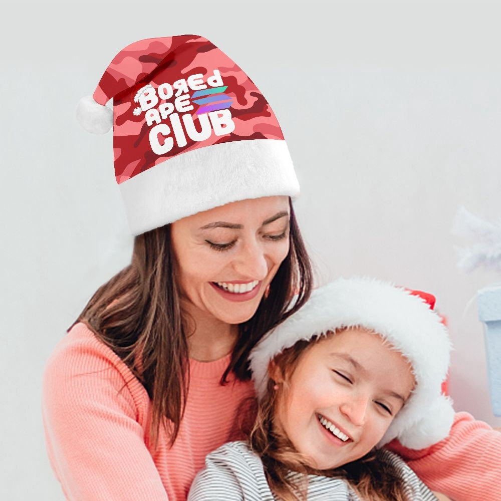 BASC RED CAMO Santa Hat