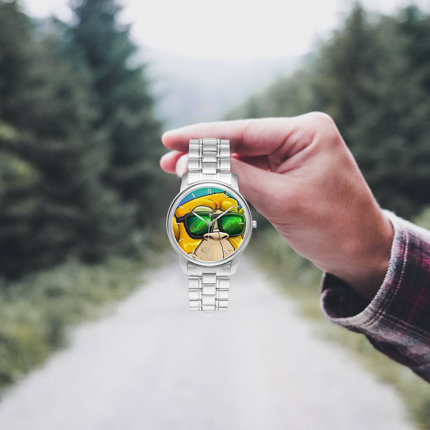 BASC OG PASS Stainless Steel Quartz Watch