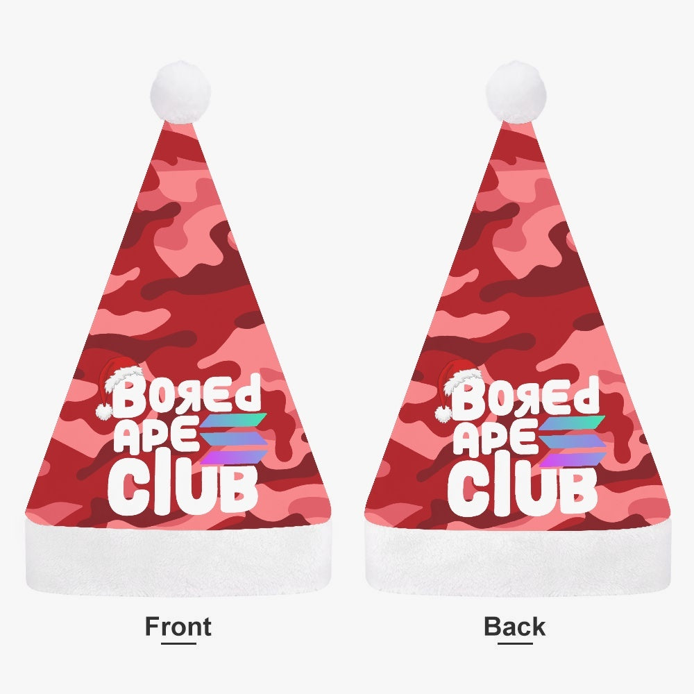 BASC RED CAMO Santa Hat