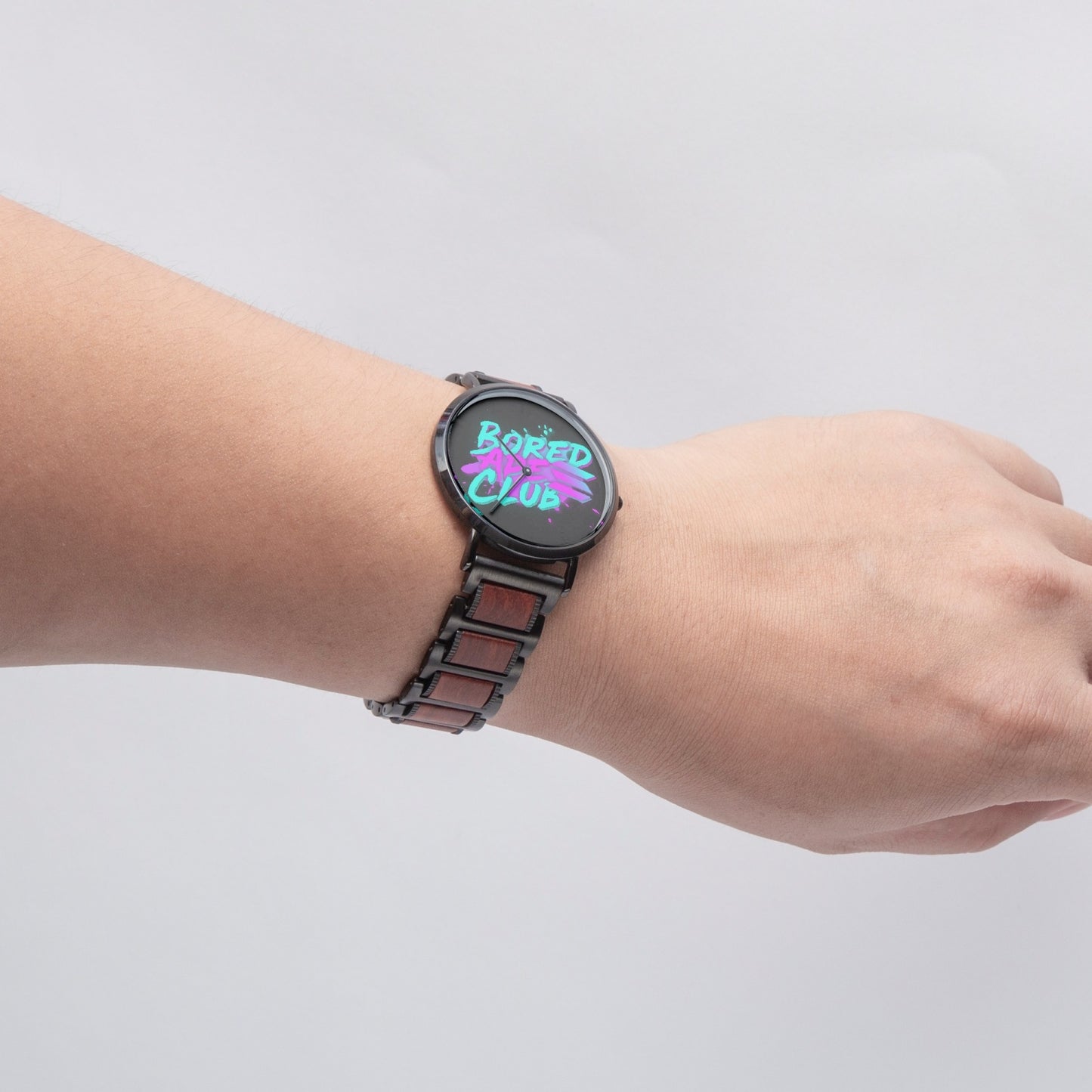 BASC wooden Strap Quartz Watch