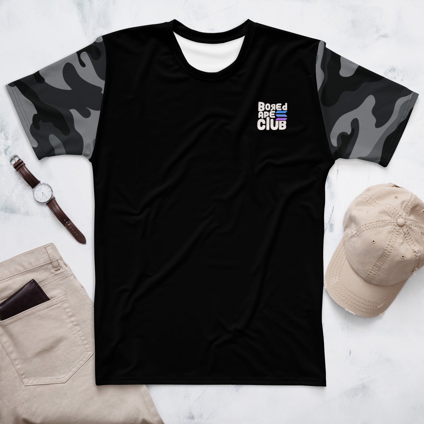 BASC BLACK CAMO Men's t-shirt