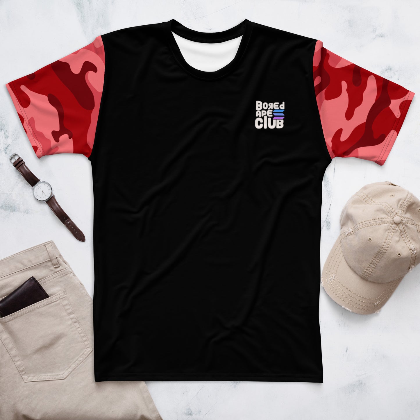 BASC RED CAMO Men's t-shirt