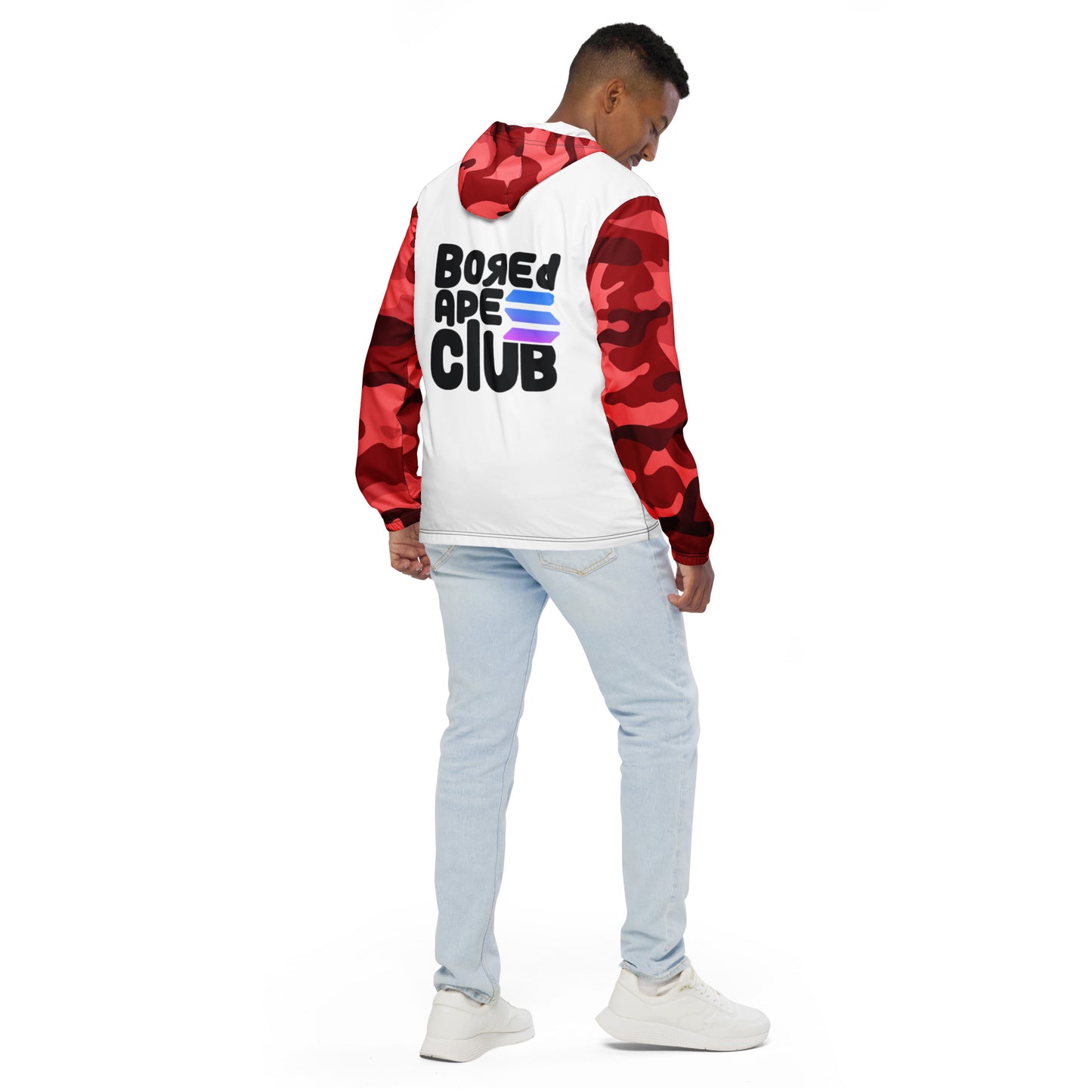 BASC RED CAMO Men’s windbreaker