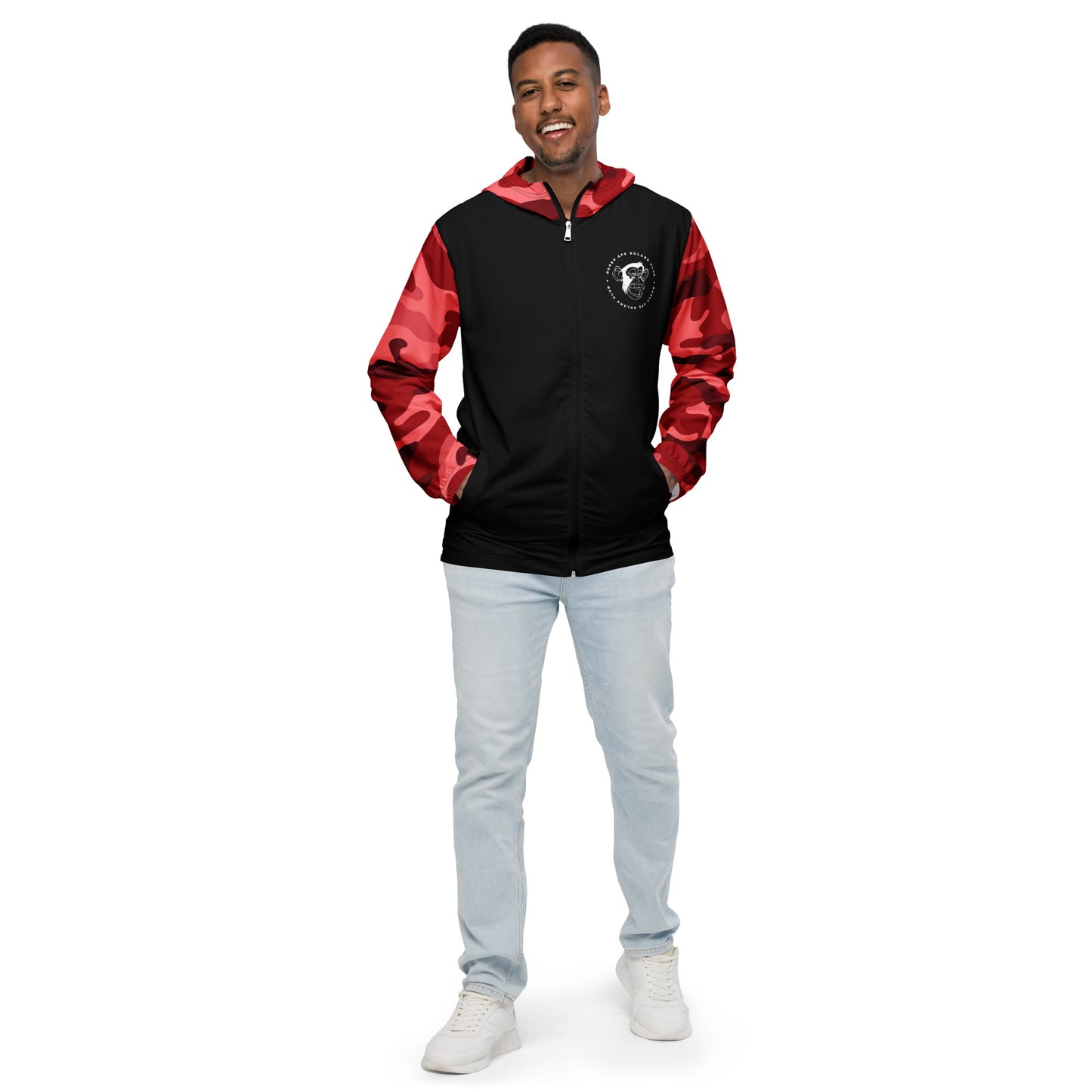 BASC RED CAMO Men’s windbreaker
