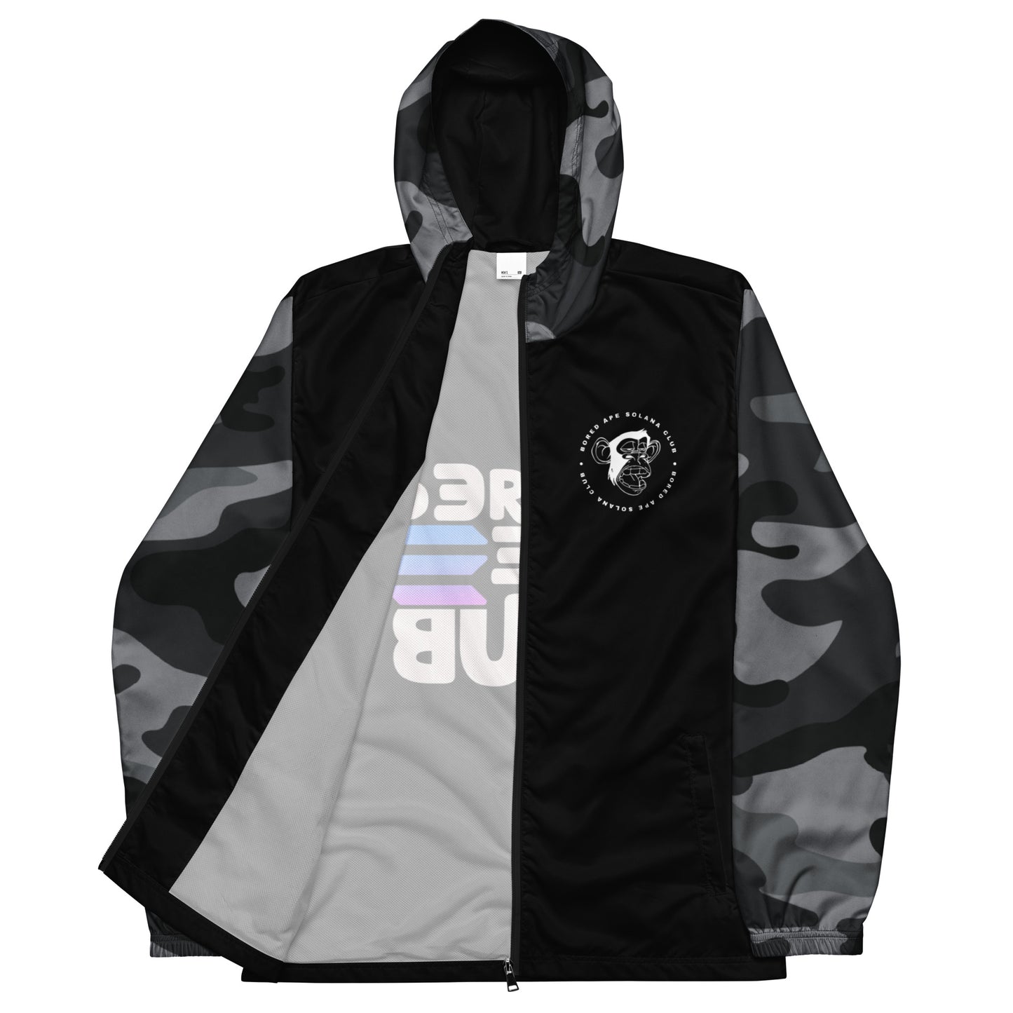 BASC BLACK CAMO Men’s windbreaker