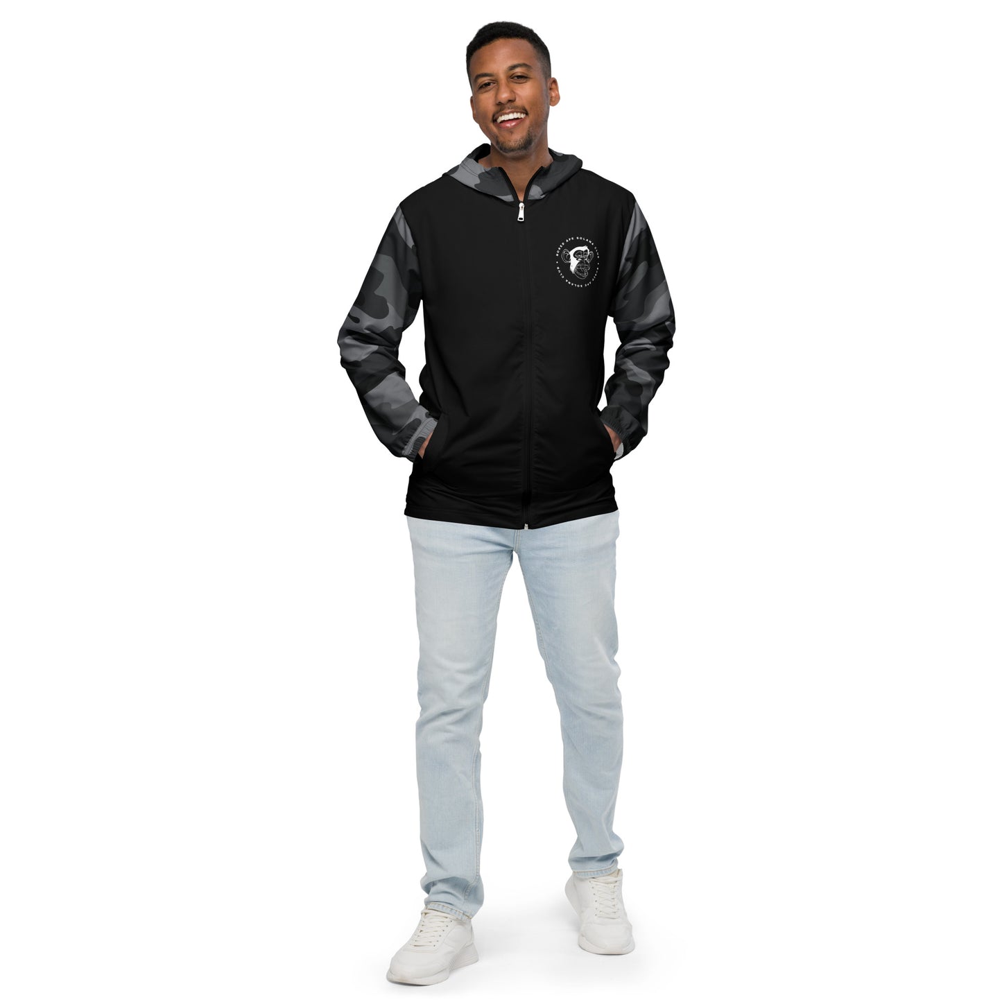 BASC BLACK CAMO Men’s windbreaker