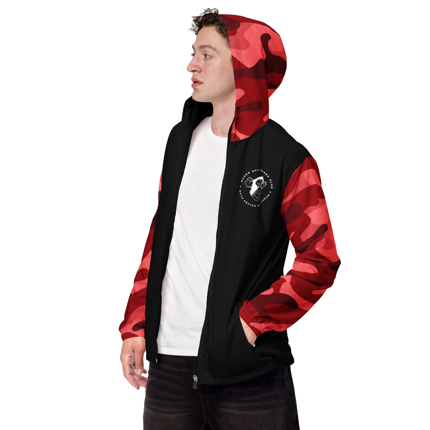 BASC RED CAMO Men’s windbreaker