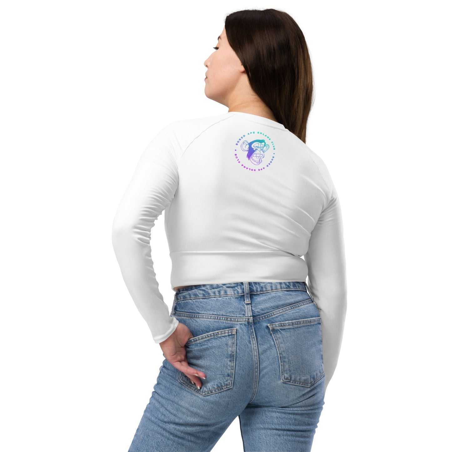 BASC LADIES long-sleeve crop top