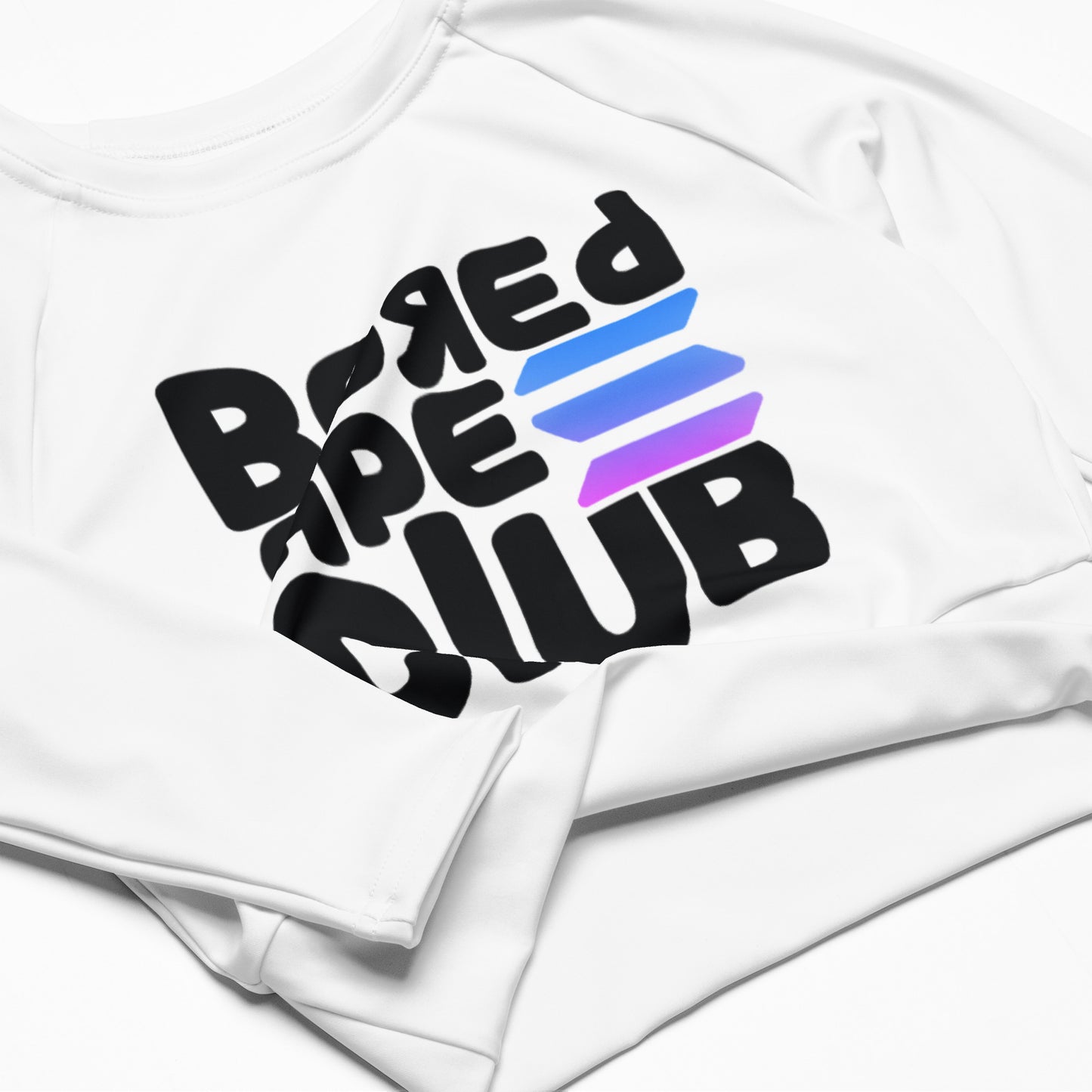 BASC LADIES long-sleeve crop top