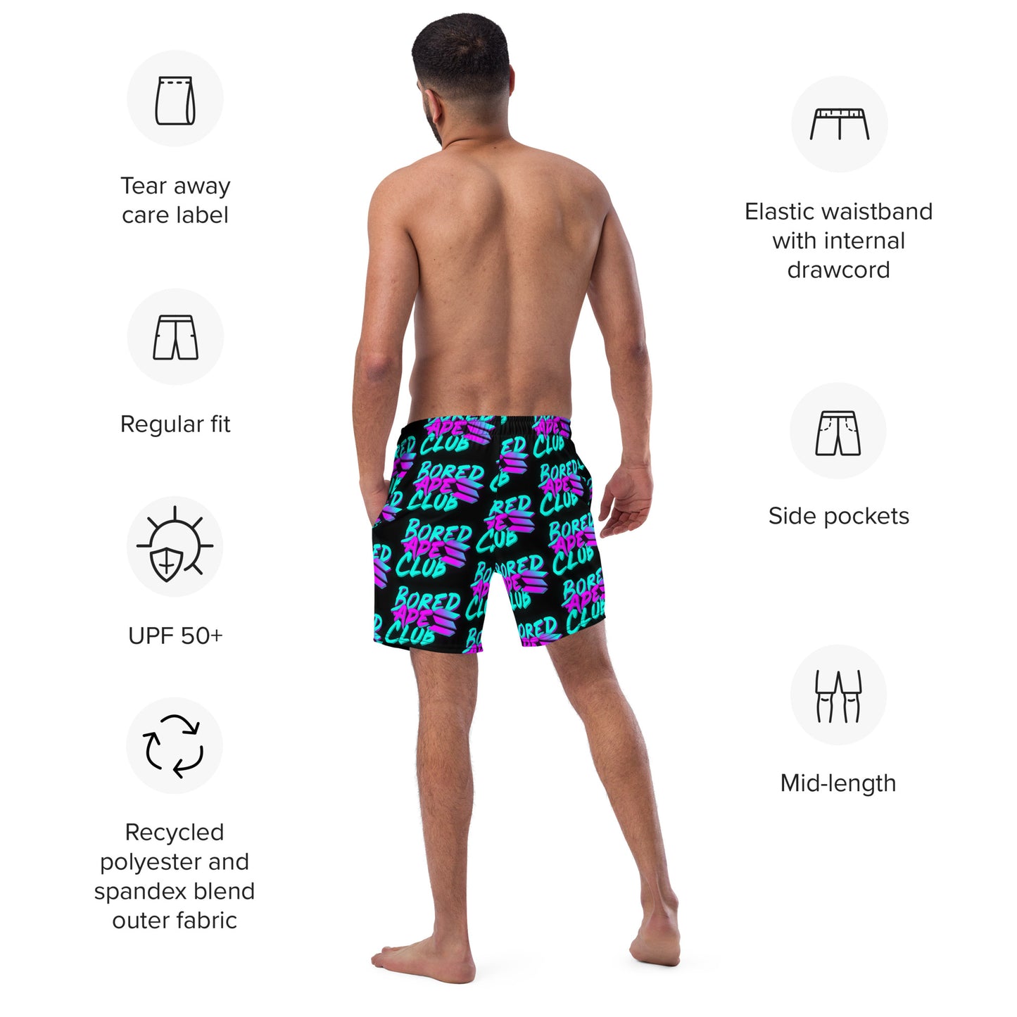 BASC Men's swim trunks
