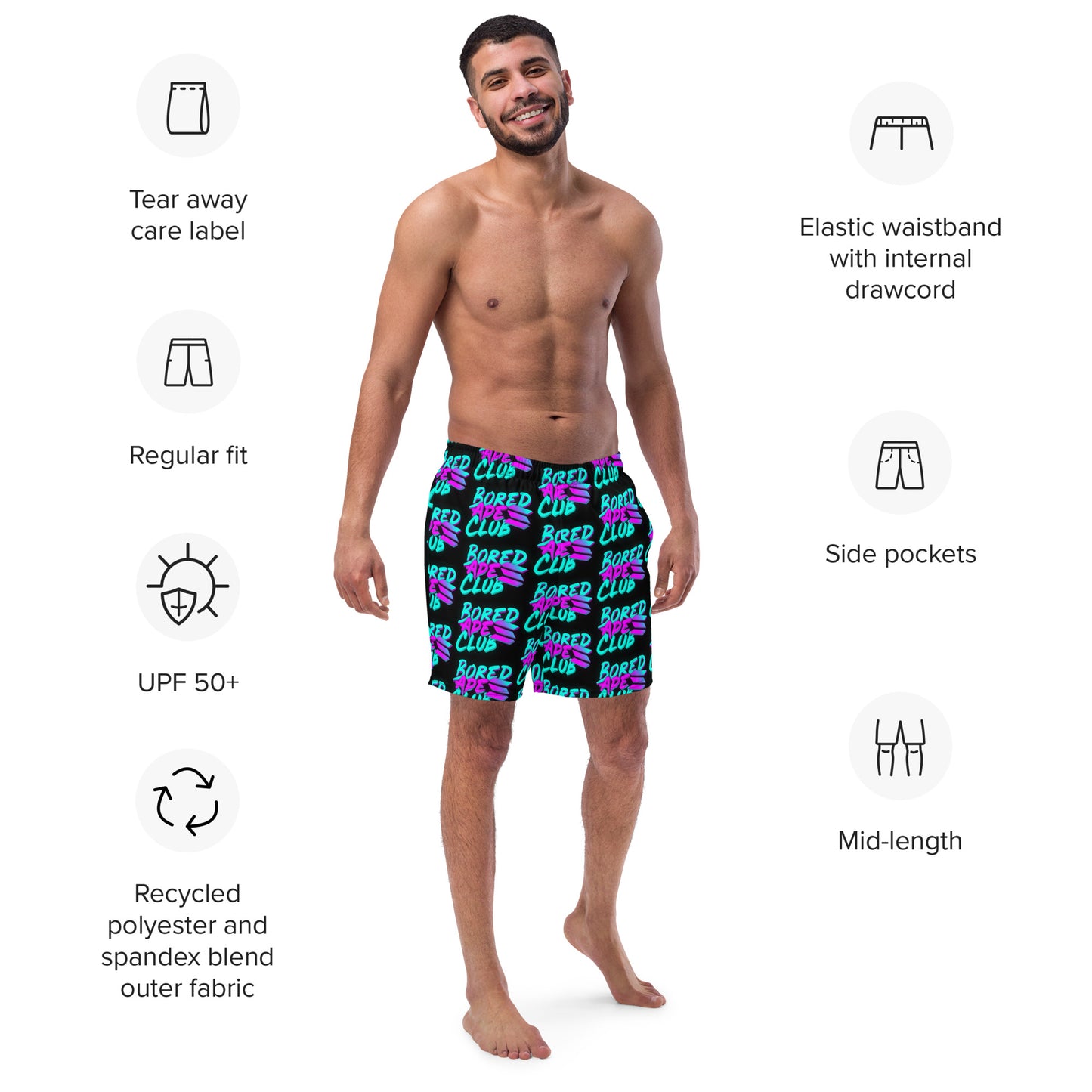 BASC Men's swim trunks