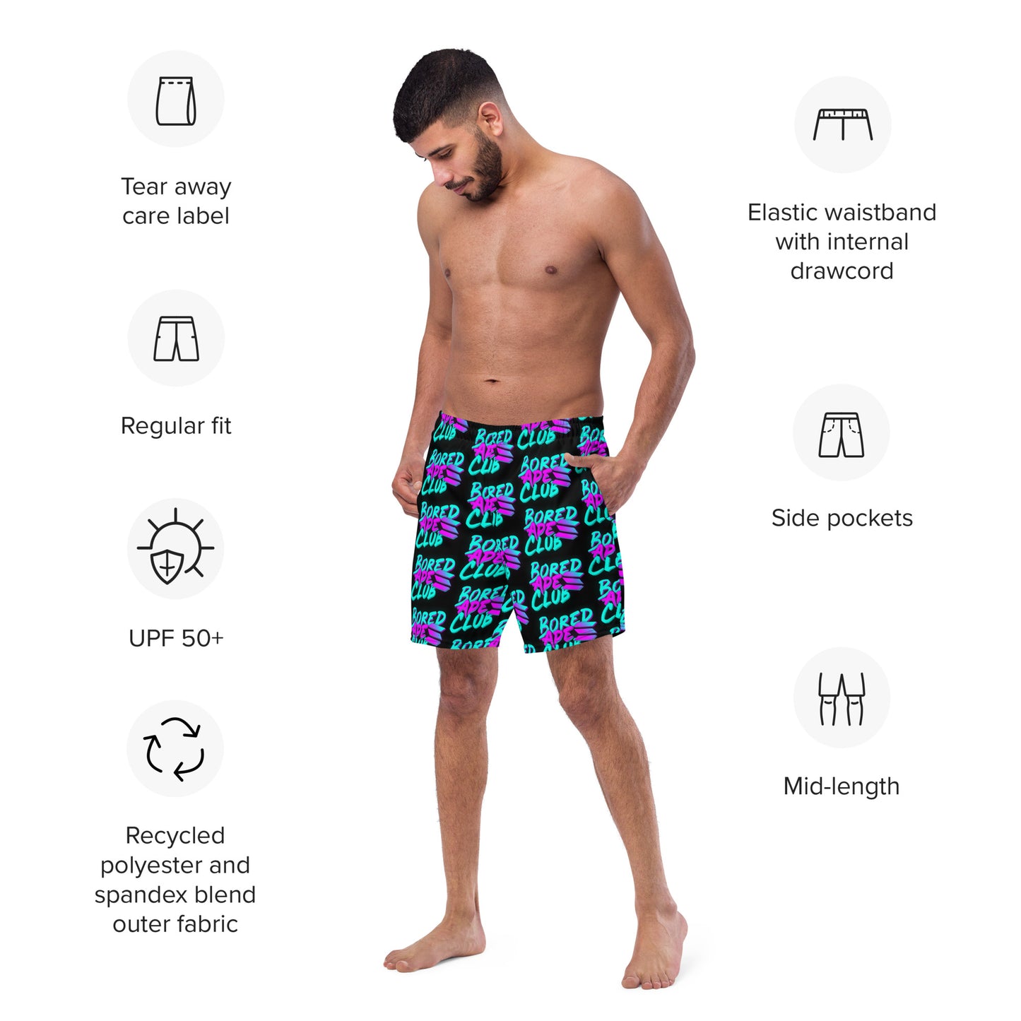 BASC Men's swim trunks
