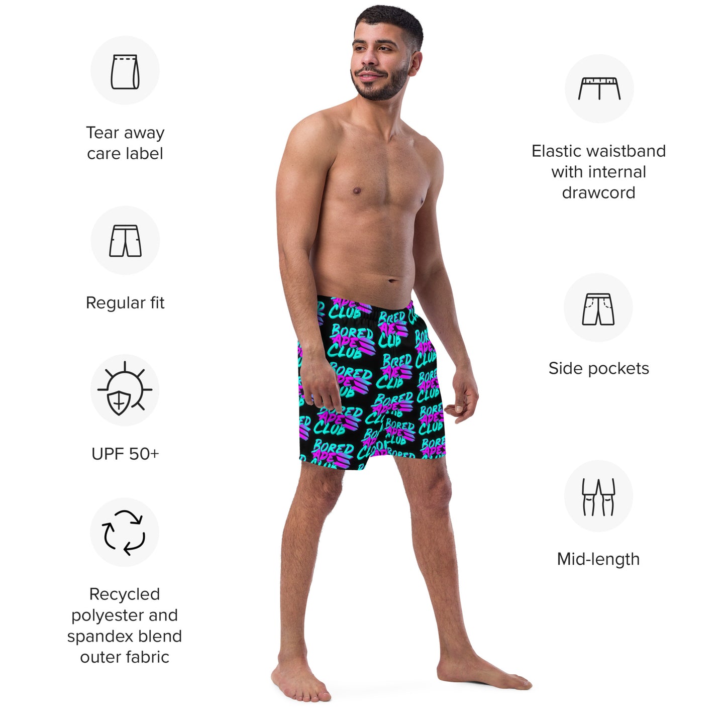 BASC Men's swim trunks