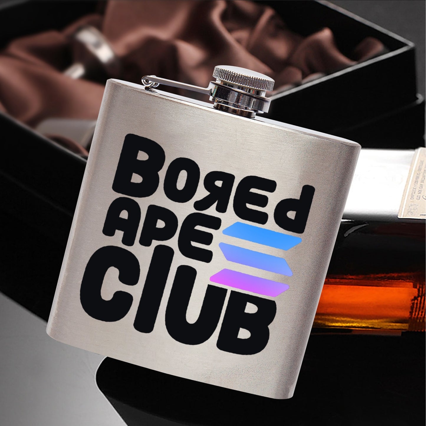 BASC V2 Stainless Steel Hip Flask
