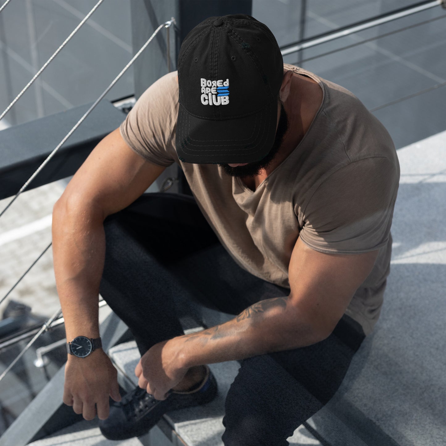 BASC Distressed Dad Hat
