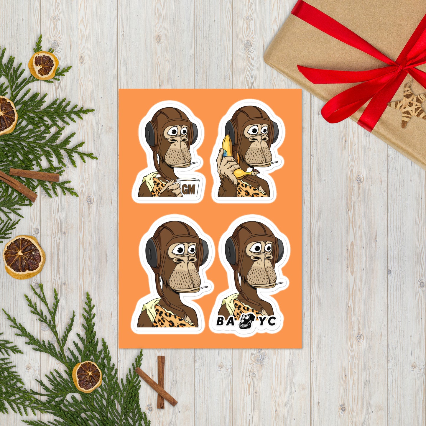 BAYC GOOSE Sticker sheet