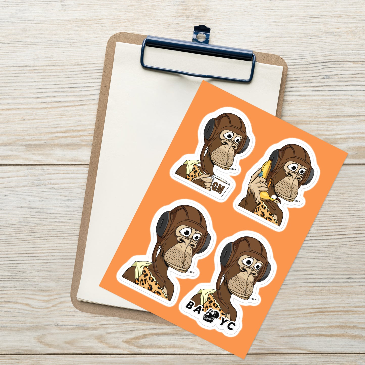 BAYC GOOSE Sticker sheet