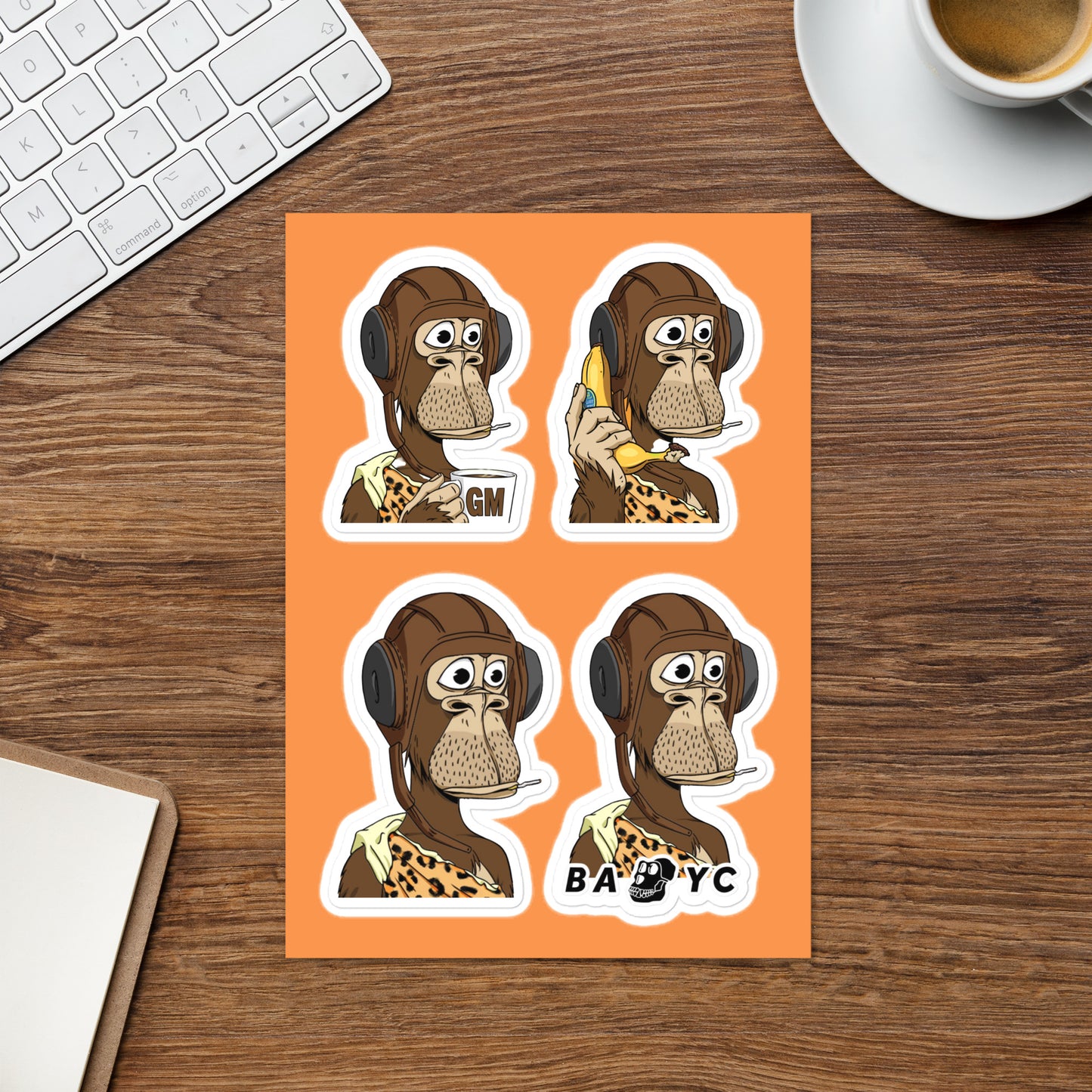BAYC GOOSE Sticker sheet
