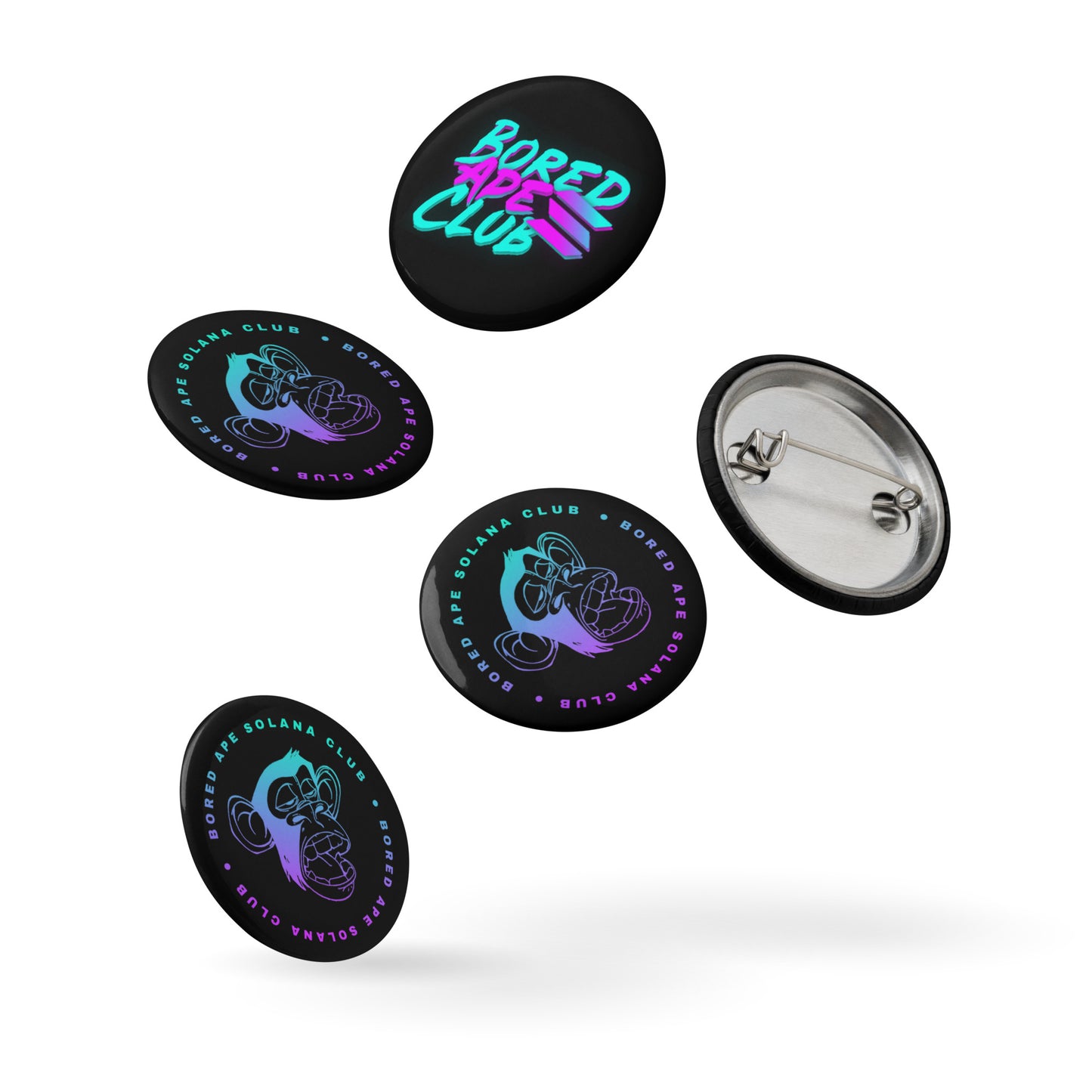 BASC 5 PACK pin buttons