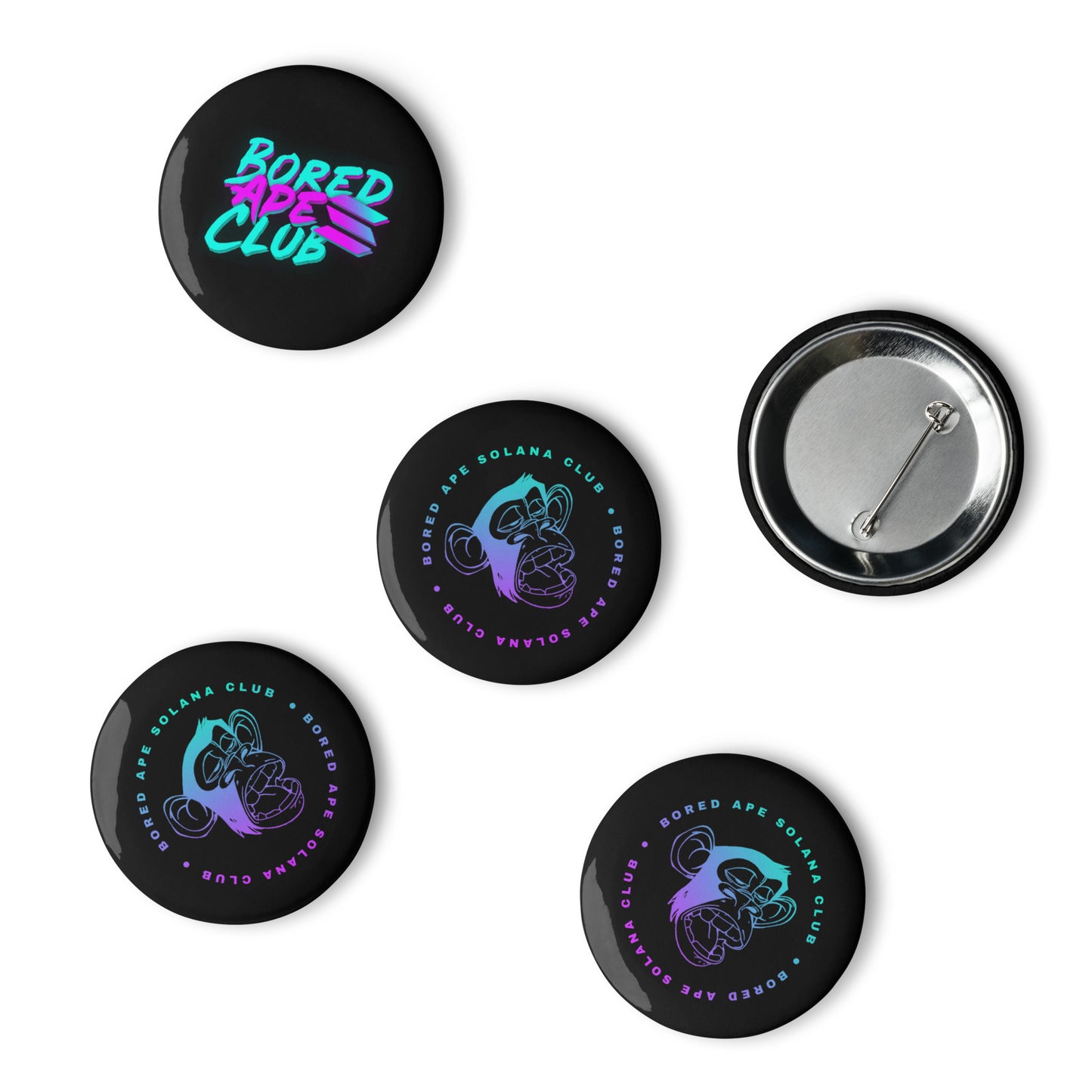 BASC 5 PACK pin buttons