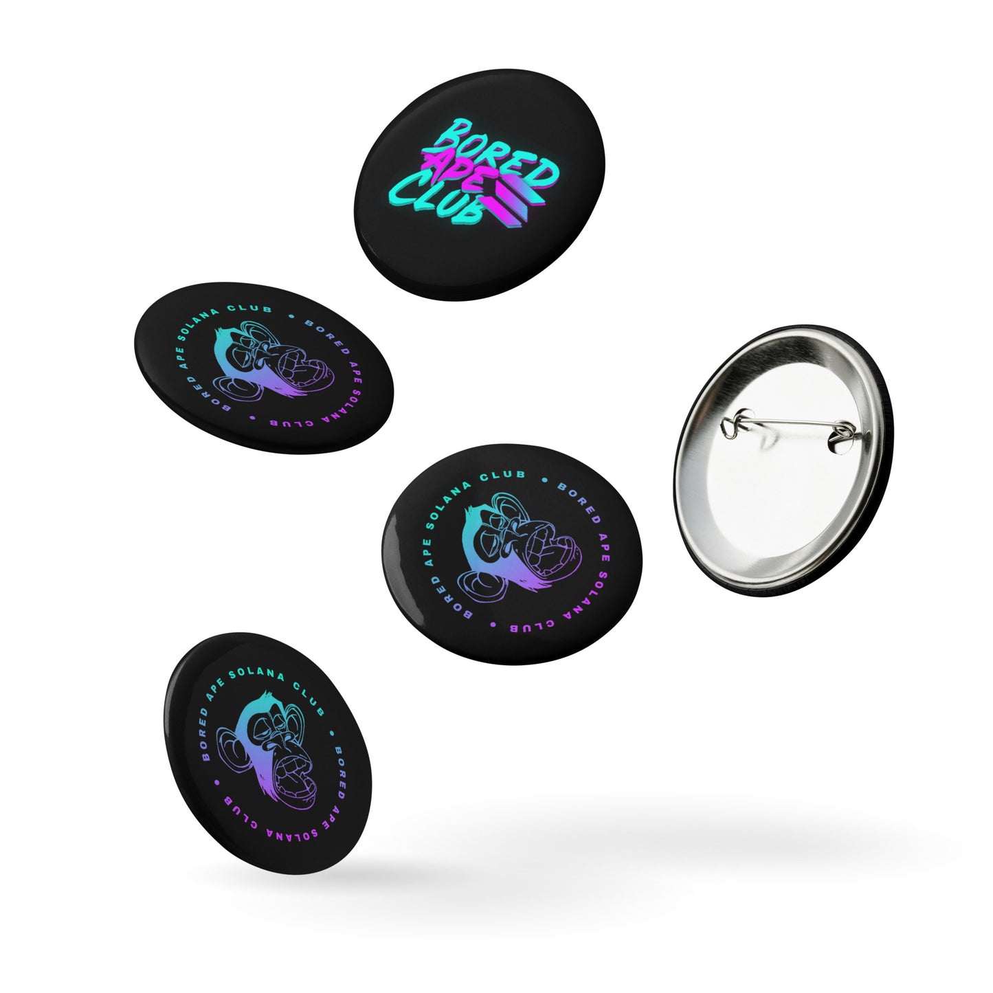 BASC 5 PACK pin buttons