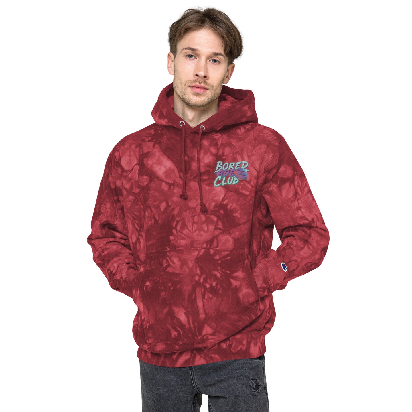 BASC Champion tie-dye hoodie