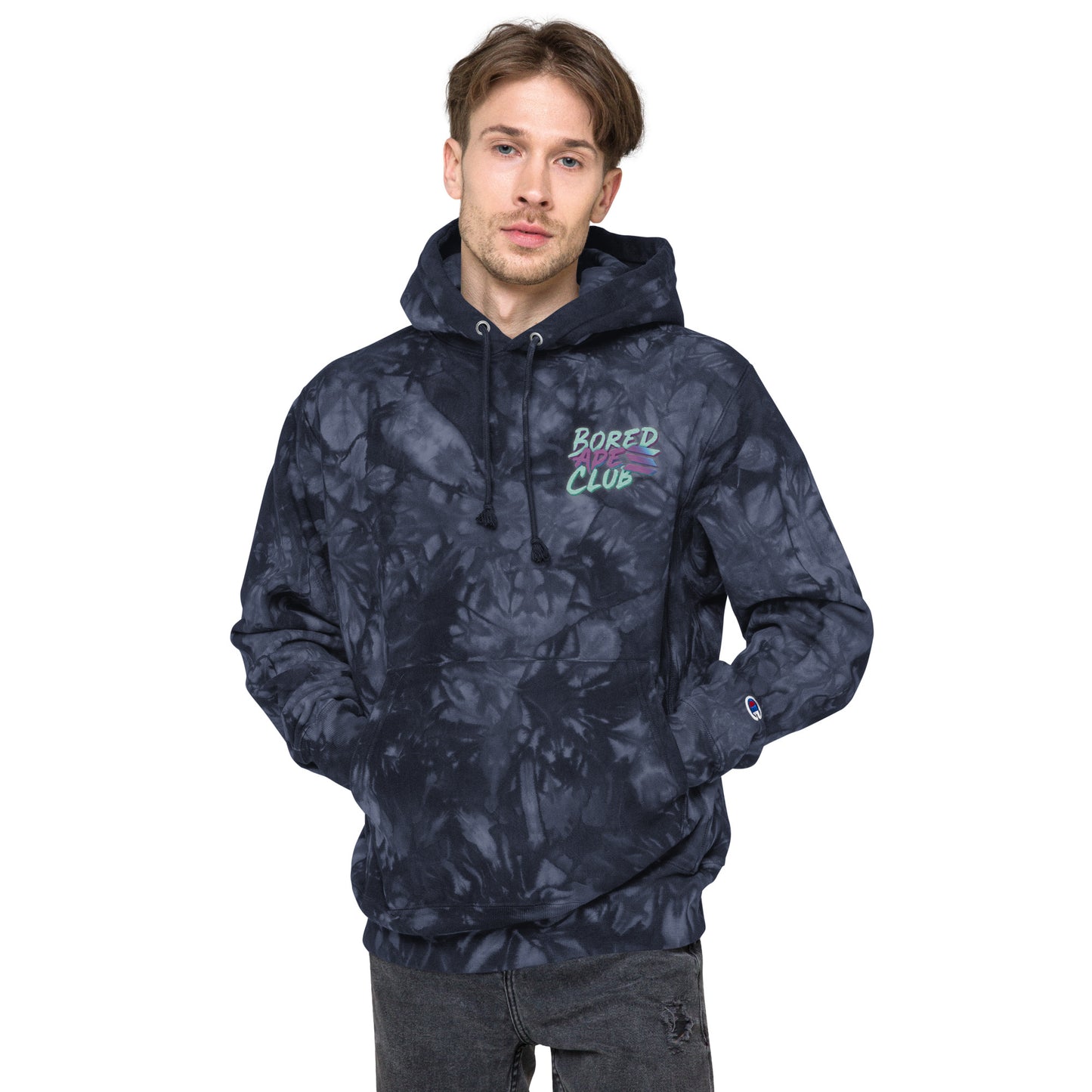 BASC Champion tie-dye hoodie