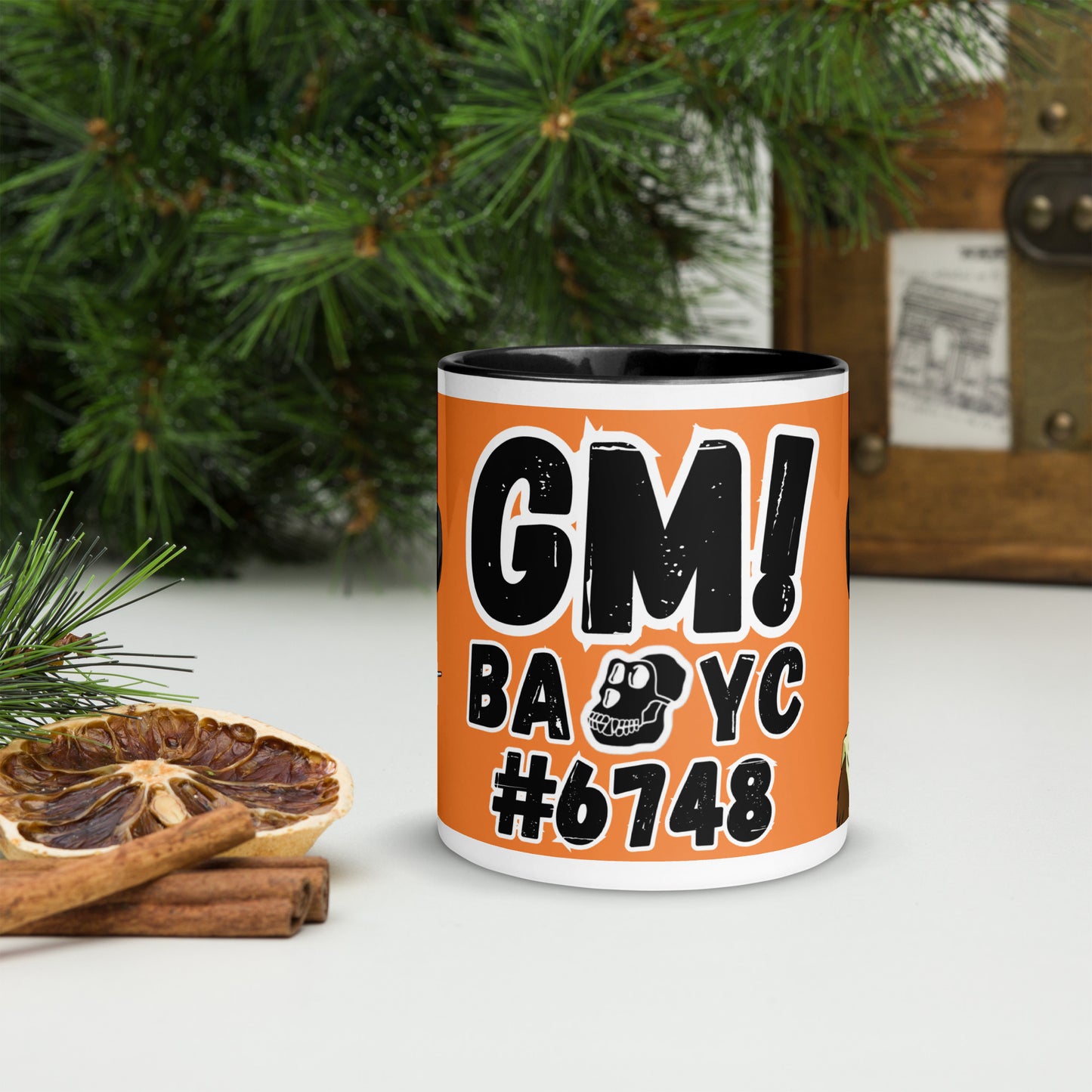 BAYC GM MUG black Inside