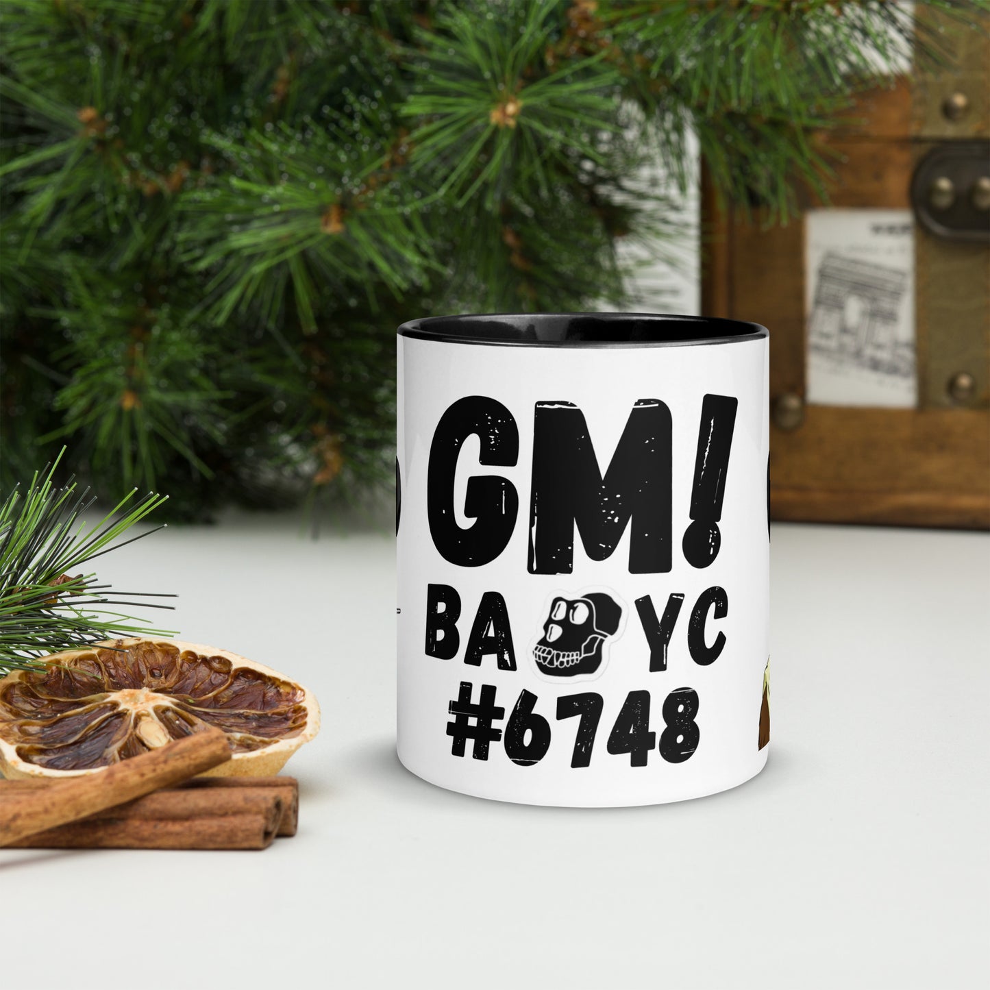 BAYC GM MUG color Inside