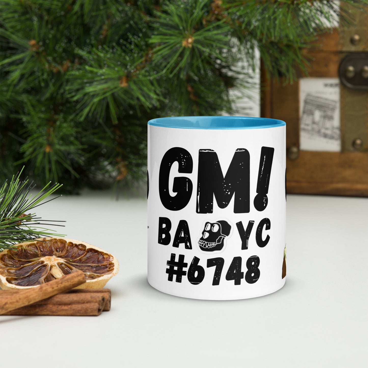 BAYC GM MUG color Inside