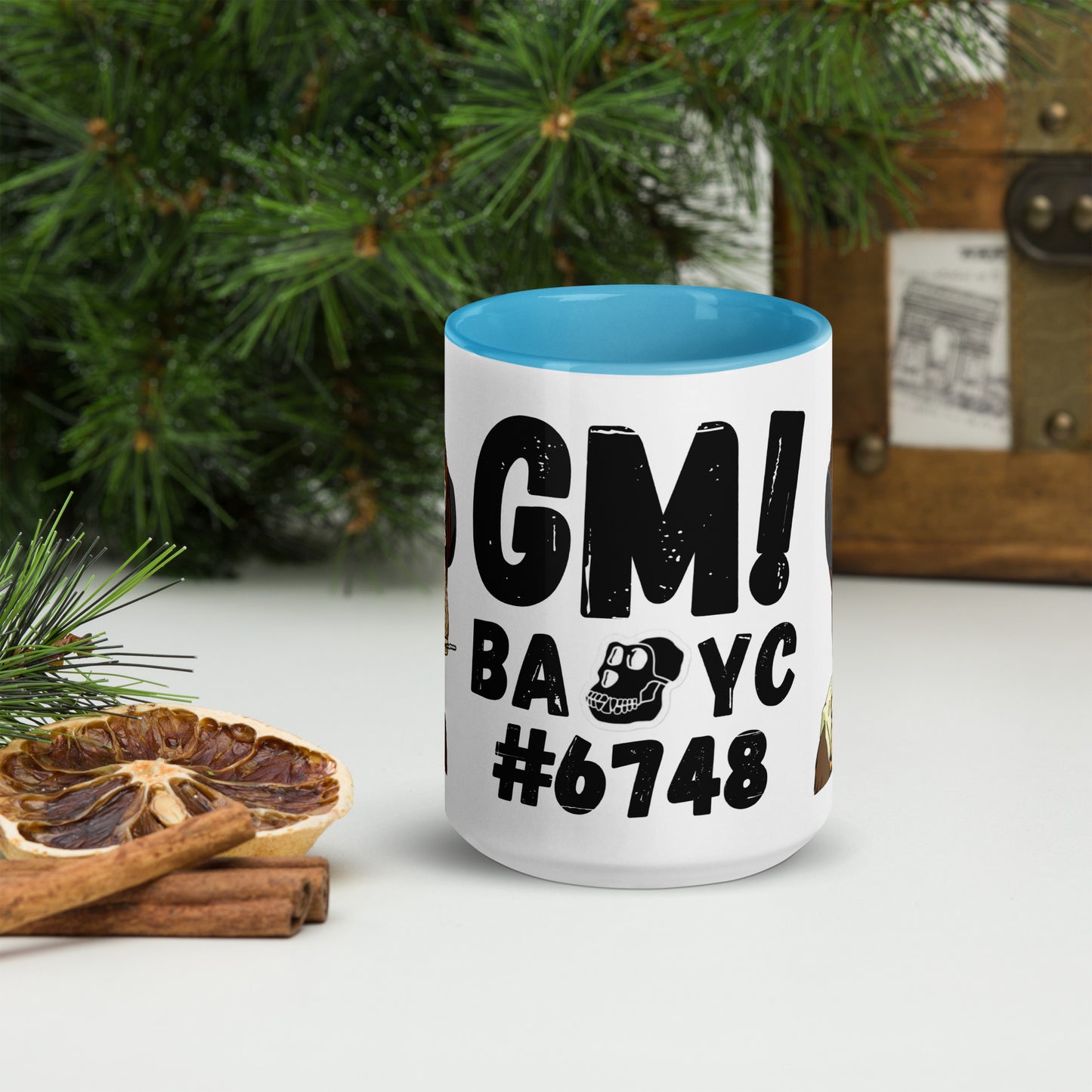 BAYC GM MUG color Inside