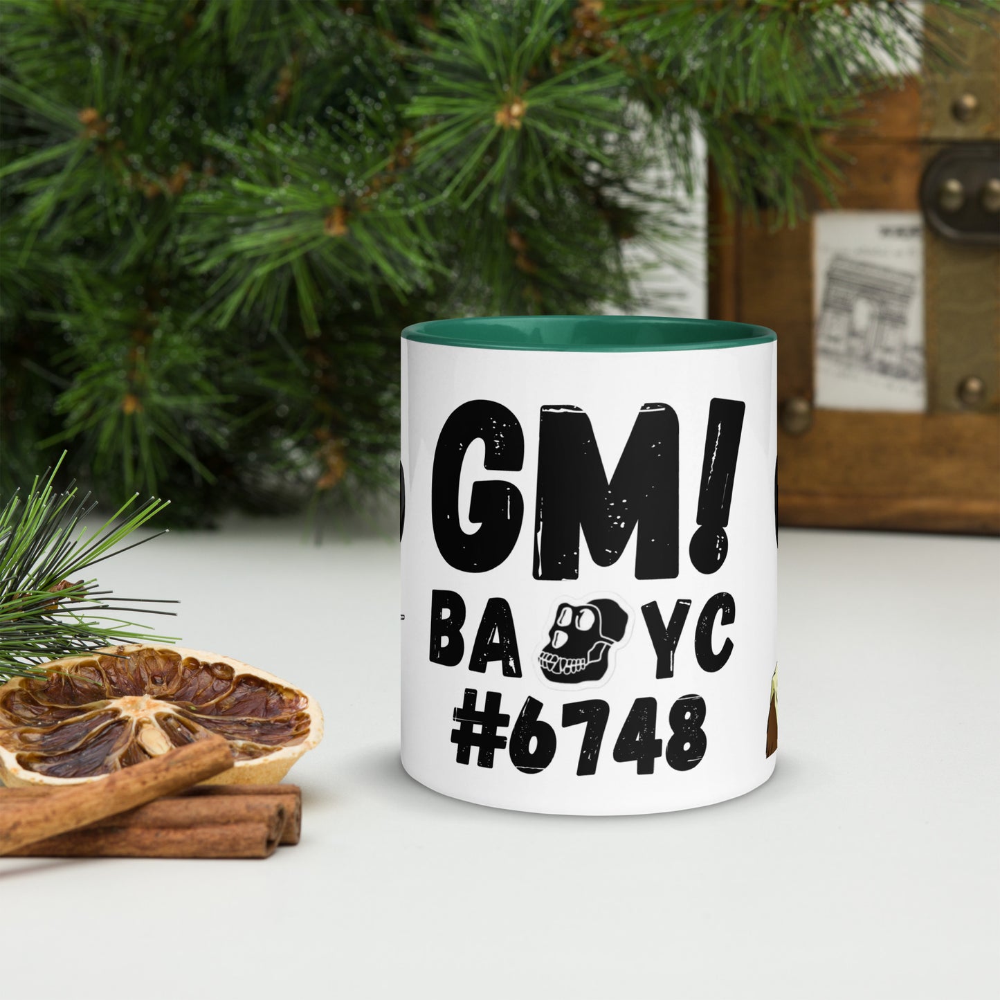 BAYC GM MUG color Inside