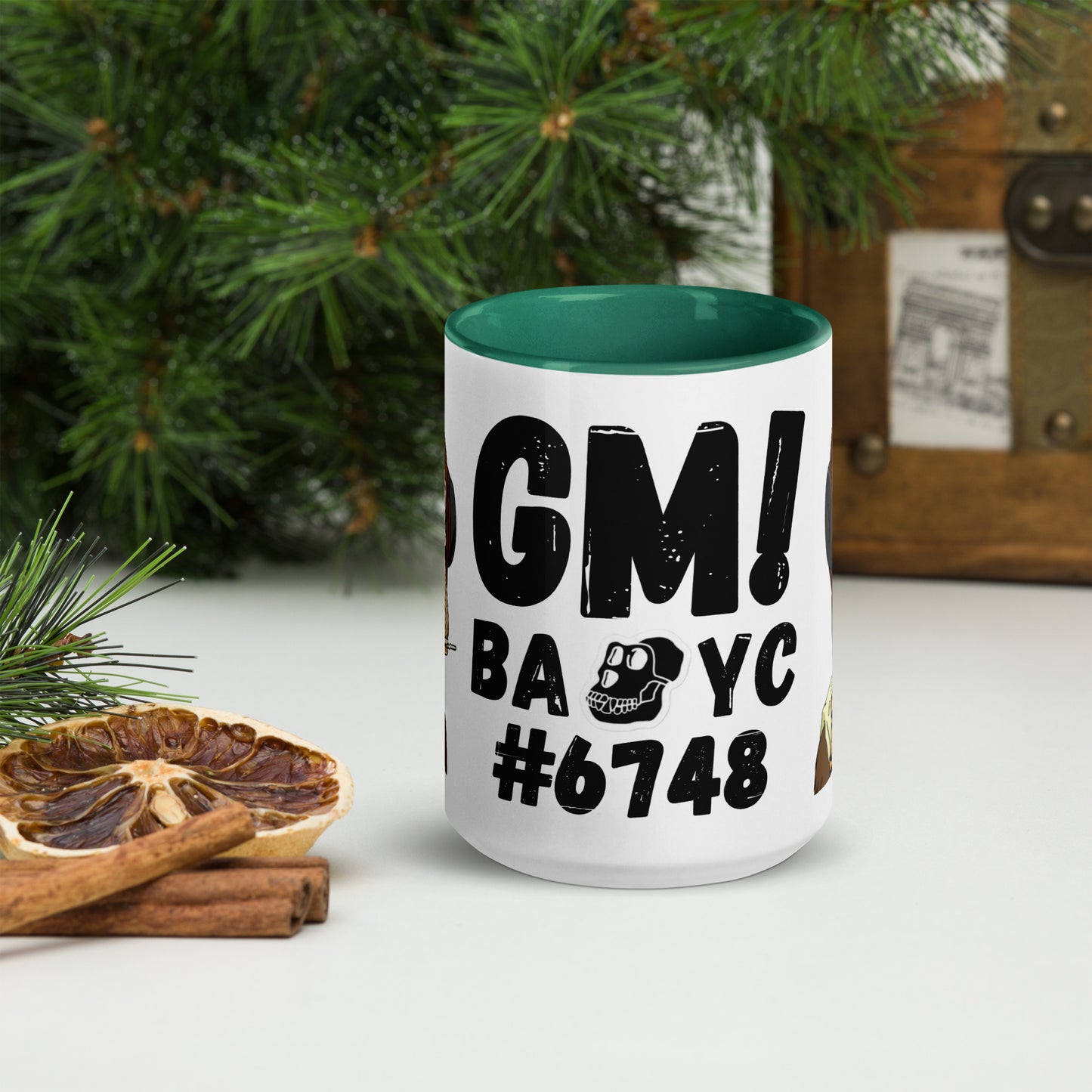 BAYC GM MUG color Inside