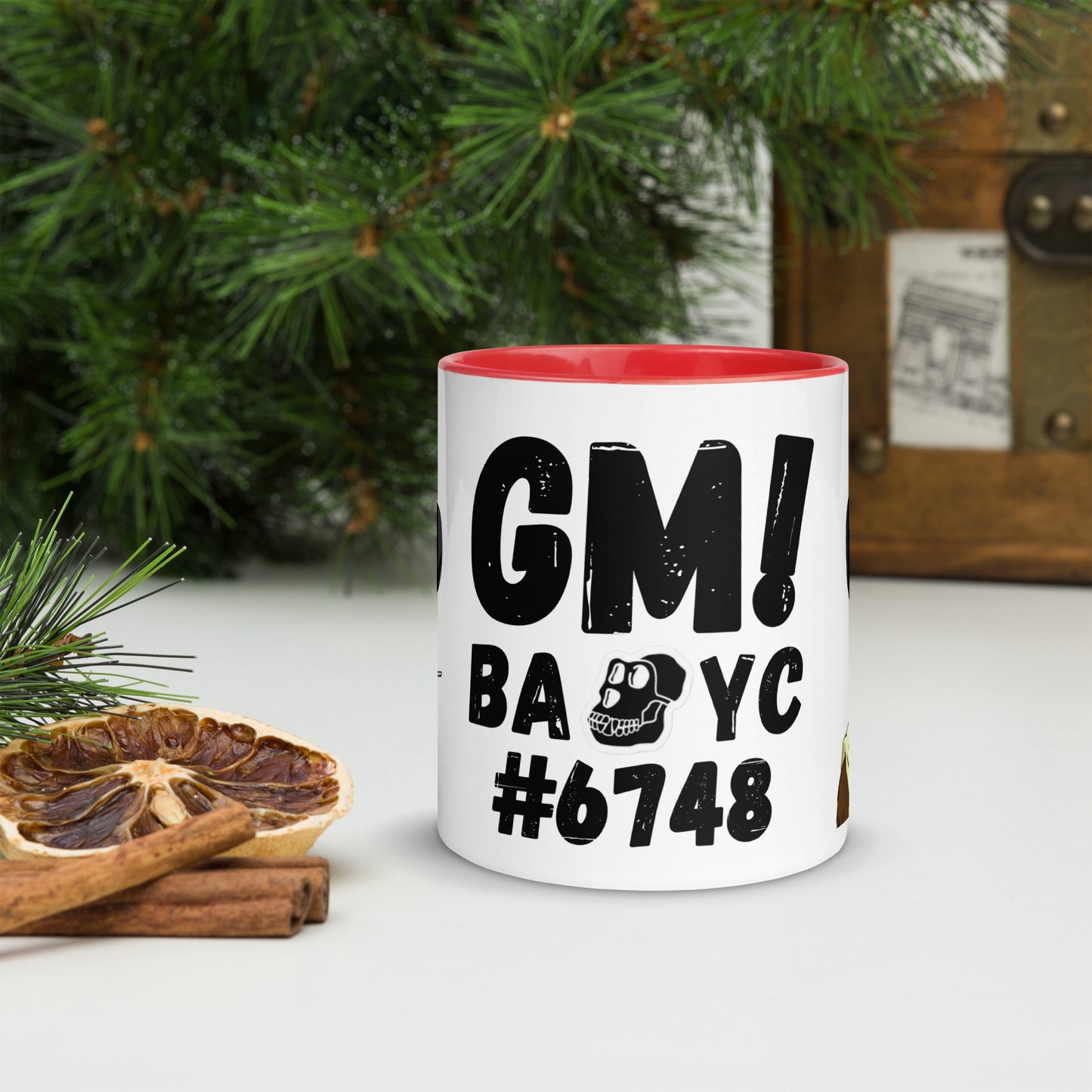 BAYC GM MUG color Inside
