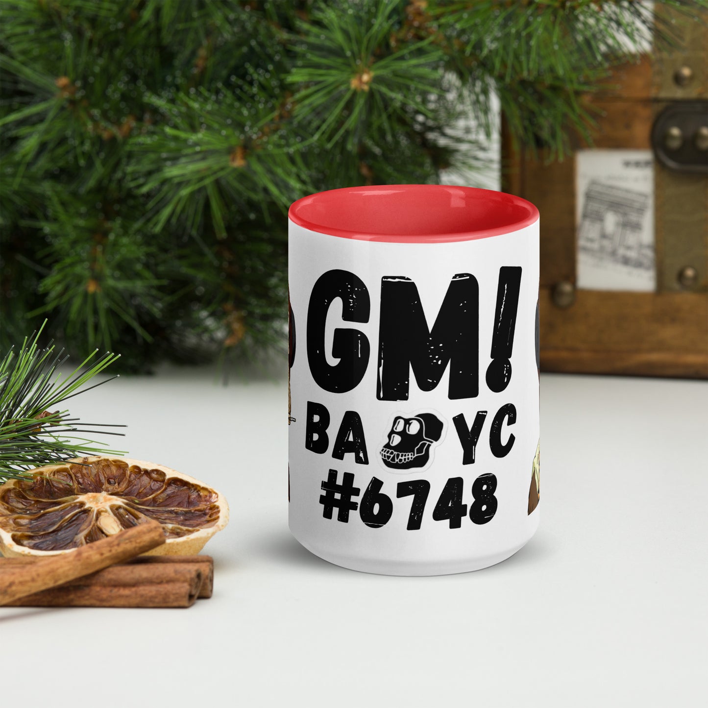 BAYC GM MUG color Inside