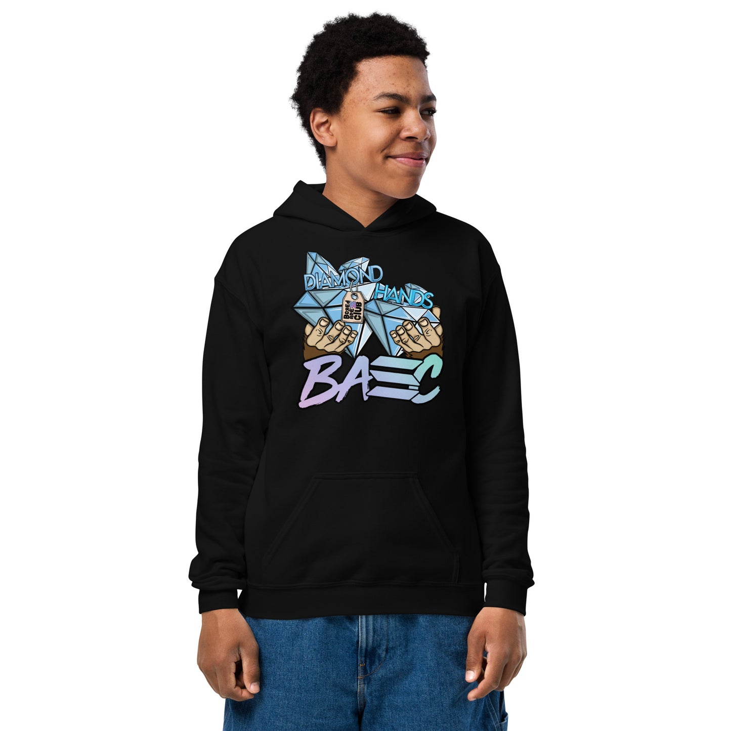 Kids BASC diamond hands hoodie