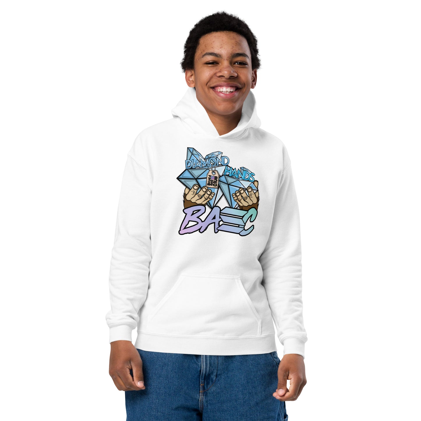 Kids BASC diamond hands hoodie