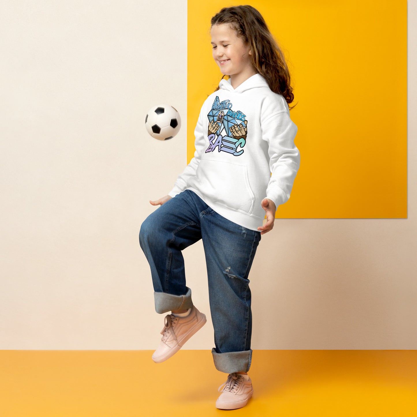 Kids BASC diamond hands hoodie