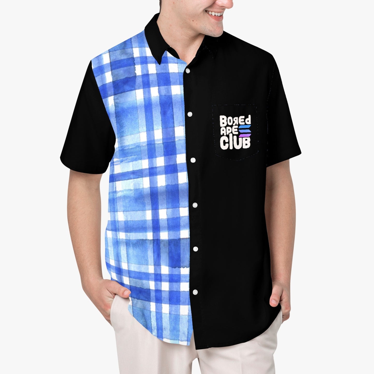 BASC BOAT Shirt blue plaid