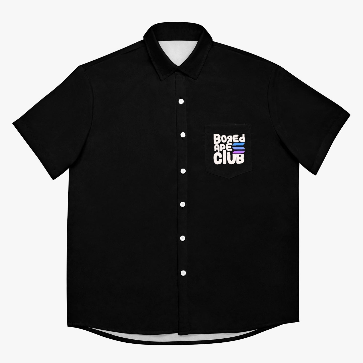 Simple all black basc logo boat Shirt