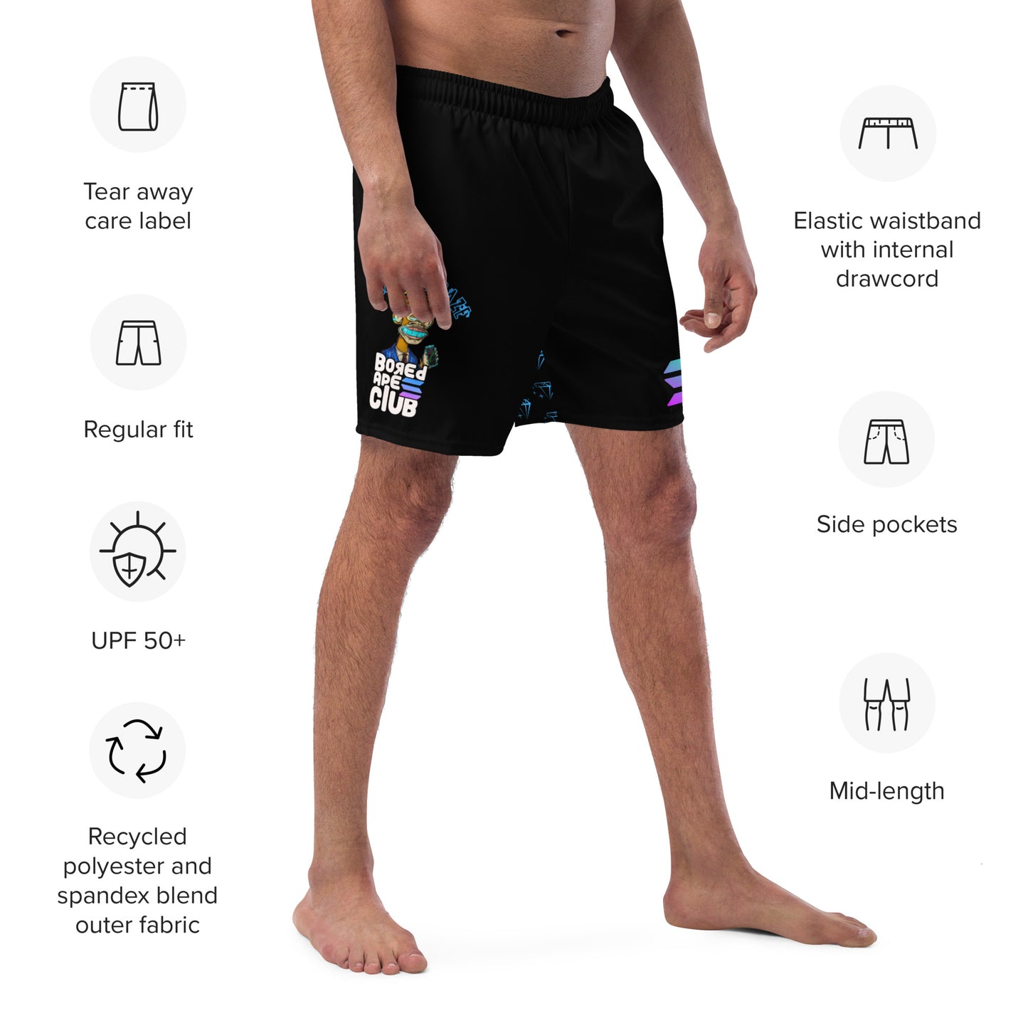 BASC DIAMOND KING swim trunks