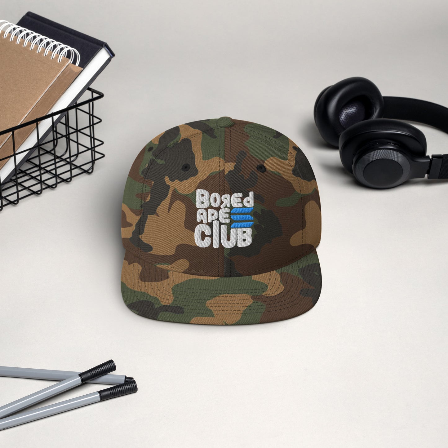 BASC Snapback Hat w/ color brim