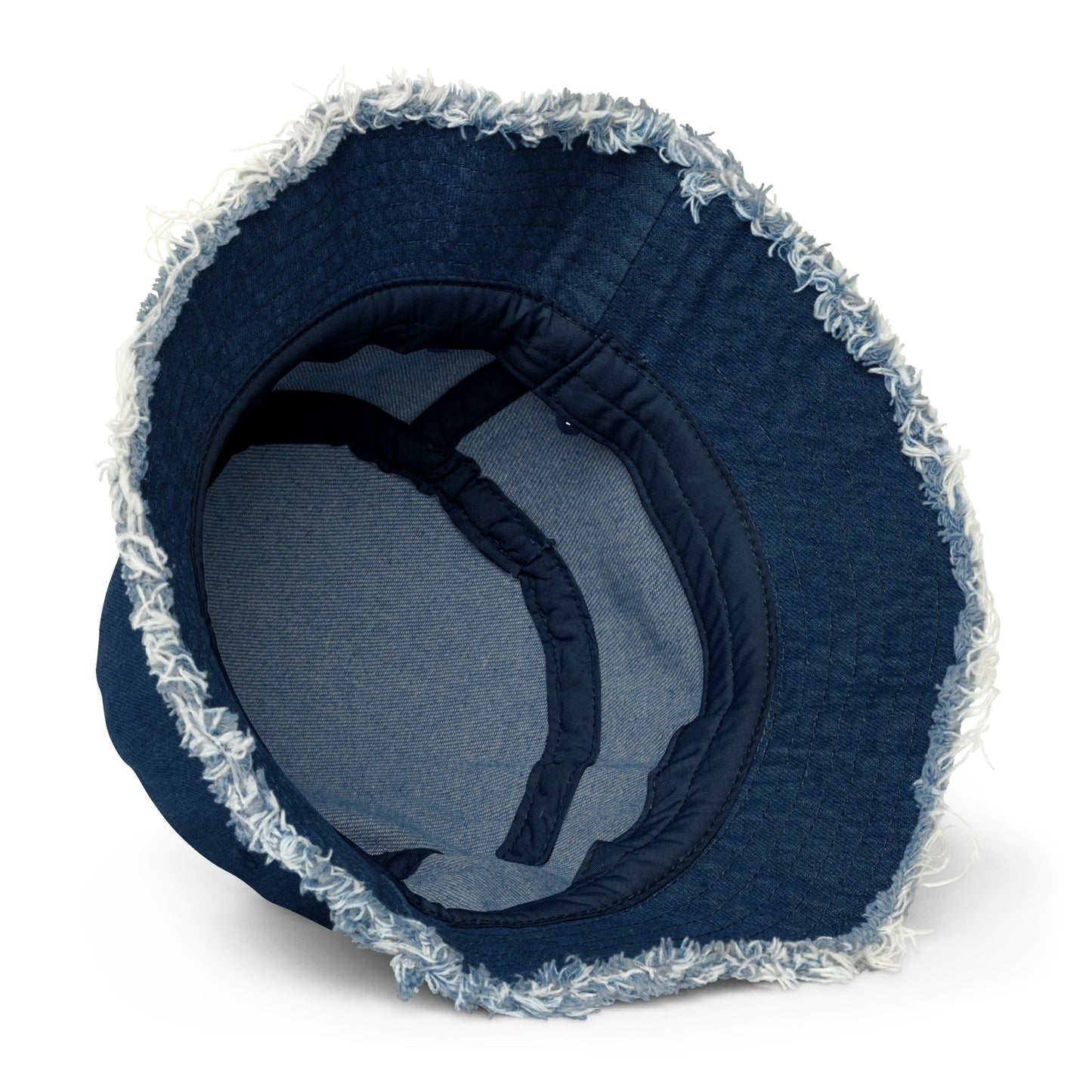 BASC Distressed denim bucket hat