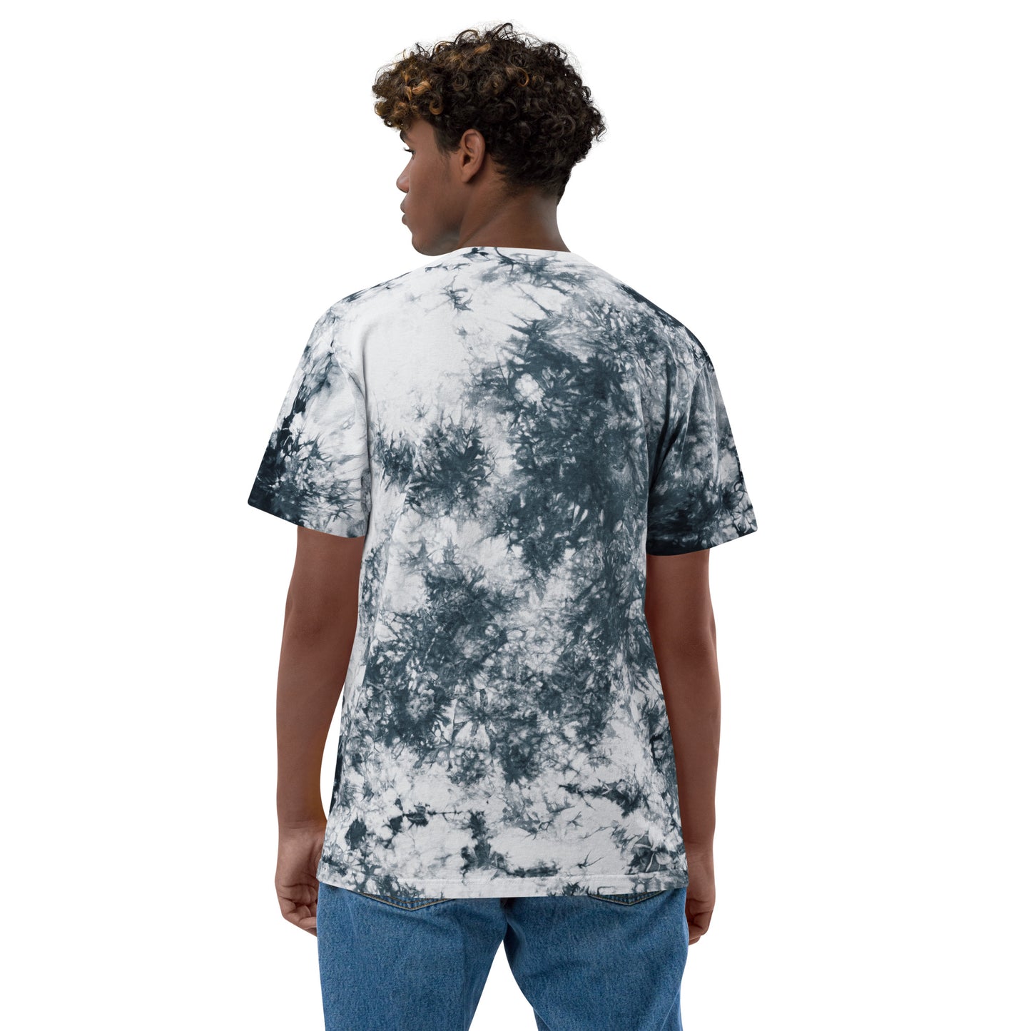 Camiseta oversize con efecto tie-dye