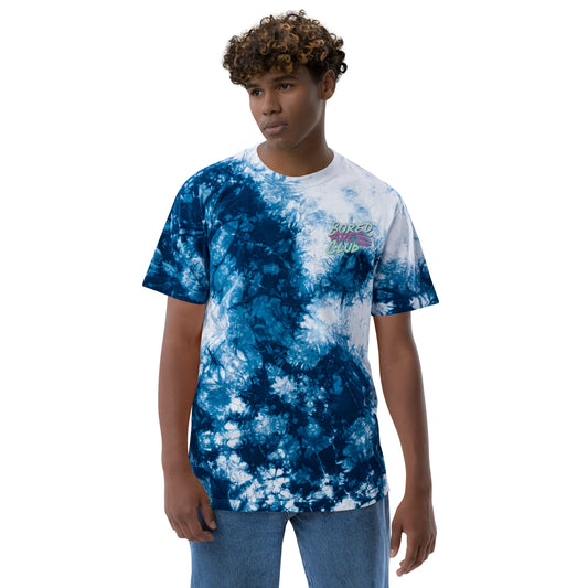 Camiseta oversize con efecto tie-dye